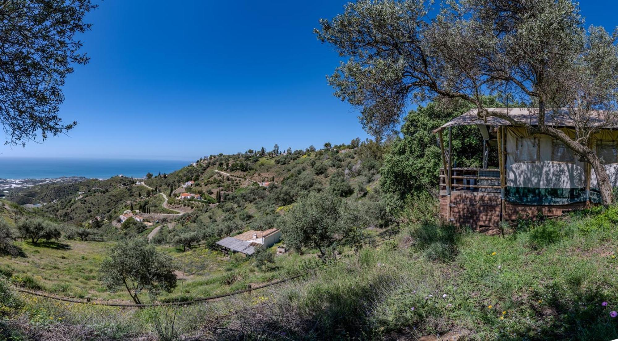 Campo Agave Luxury Tents Sayalonga Екстер'єр фото